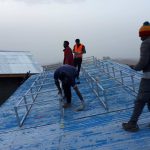 Sonnenkollektoren Äthiopien Simien - Elektrifizierungsarbeiten Schule von Sona Sonnenkollektoren Äthiopien Simien