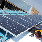 Sonnenkollektoren Äthiopien Simien - Elektrifizierungsarbeiten Schule von Sona Sonnenkollektoren Äthiopien Simien