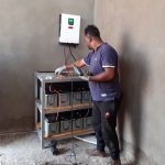 Sonnenkollektoren Äthiopien Simien - Elektrifizierungsarbeiten Schule von Sona Sonnenkollektoren Äthiopien Simien