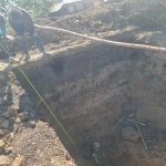 Excavation des latrines